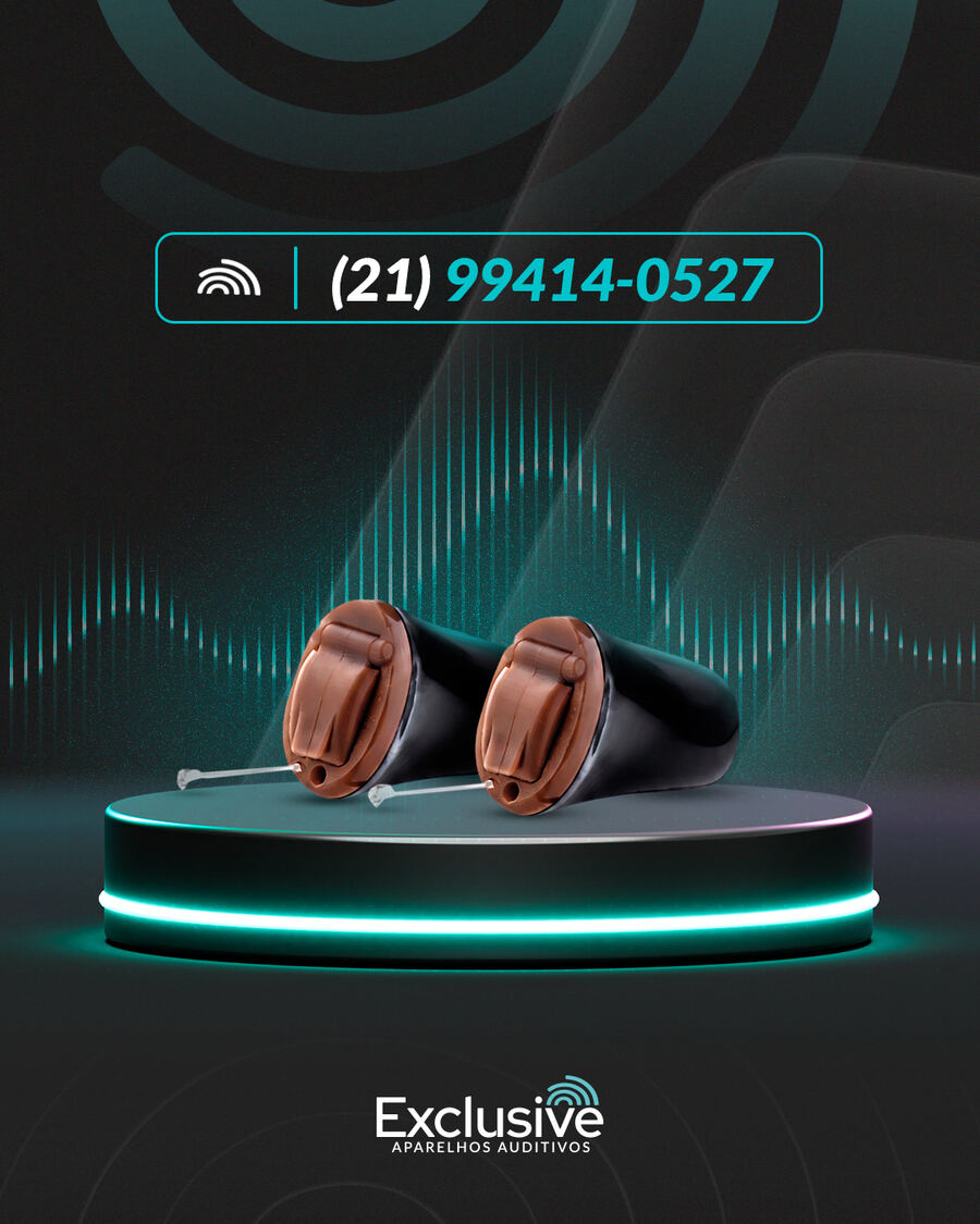 Aparelho auditivo Icon G5 conectado ao telefone